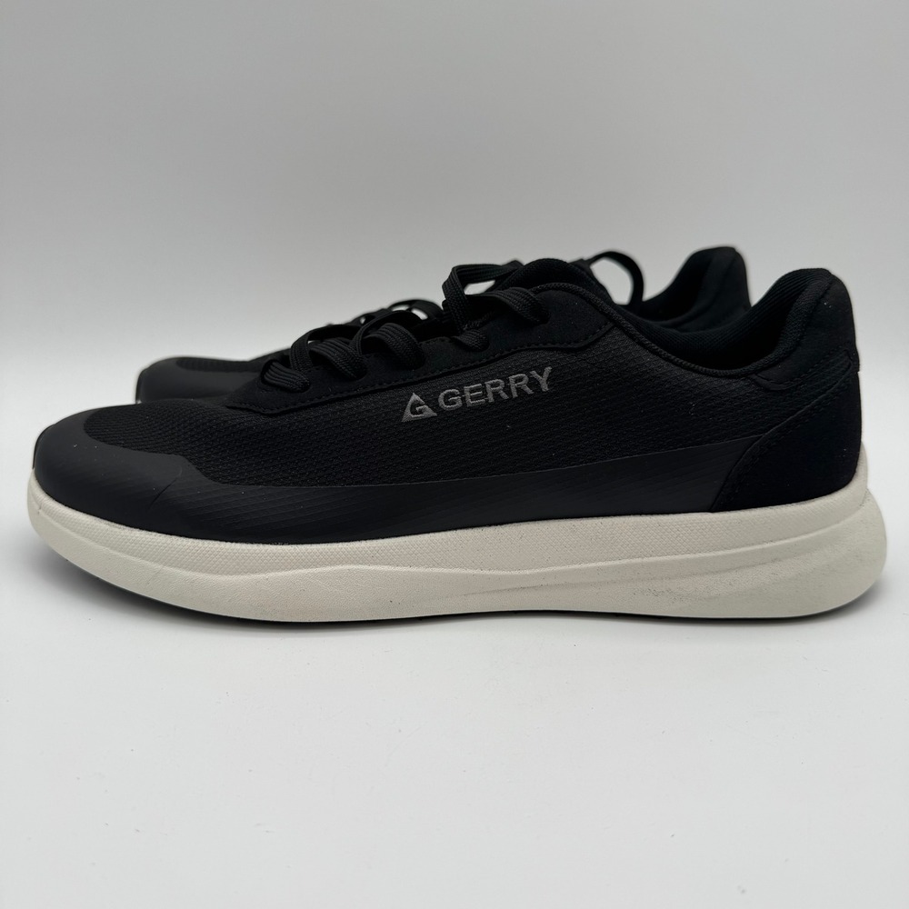 Gerry Creston Mens Athletic Sneakers Black Lightweight Lace Up Shoes Size 11 - Picture 3 of 9